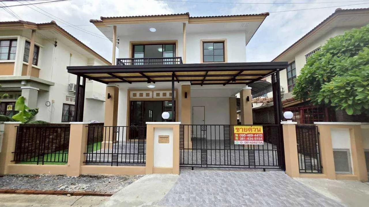บ้านแฝด 2 ชั้น เอโทล บาหลี บีช อ่อนนุช-ลาดกระบัง รีโนเวทพร้อมเข้าอยู่ รูปที่ 1